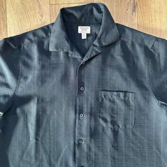 Button up black shirt large - Picture 2 of 3